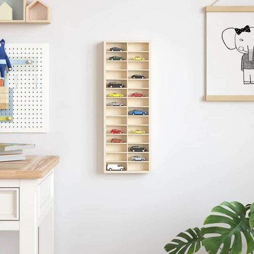 vidaXL Kutija za izlaganje Smeđa 21 x 4.5 x 59 cm Konstruirano drvo Cijene