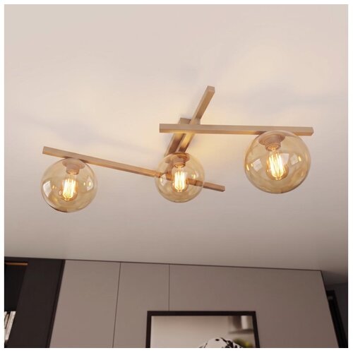  Stropno svetlo SMART 3xE14/10W/230V bež/zadimljeno bež Slike