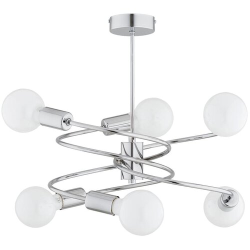  Luster na šipci DISCO 6xE27/60W/230V sjajni hrom Cene