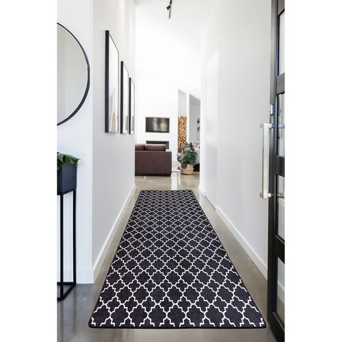 Conceptum Hypnose Tepih Kupa, 100x200cm, Crno-bijeli Cene