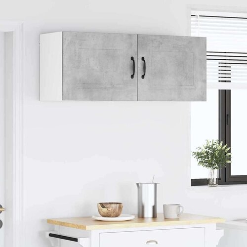 VidaXL zidni kuhinjski ormarić 2 pcs betonski sivi 50 x 31 x 40 cm Slike