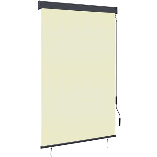 VidaXL Zunanje rolo senčilo 120x250 cm krem Slike