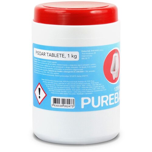 PUREBA čistilo za wc, kopalnico pisoar tablete jagoda 1 kg Cene
