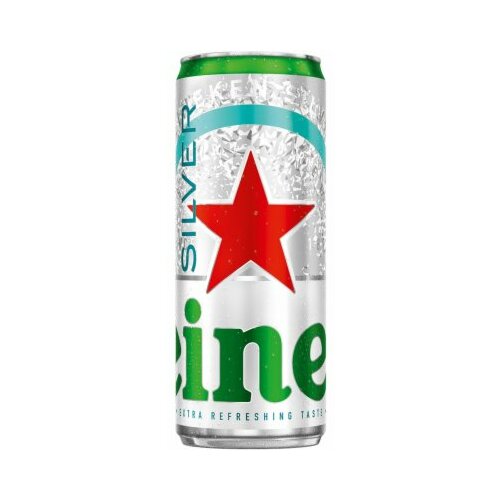 Heineken pivo silver 0.33L limenka Slike