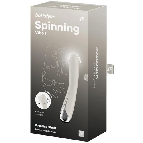 Satisfyer Vibrator G-točke Spinning Vibe 1, bež