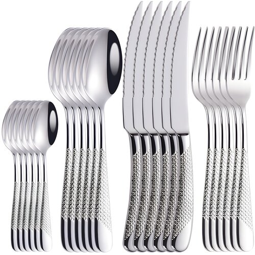 Oem 24-dijelni set pribora LU-26409 - Srebrna Cijene