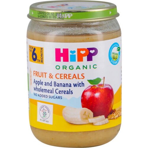Hipp Kašica Bio jabuka banana sa žitaricama 190g Cene