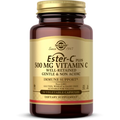 Solgar ester-c plus, vitamin c, 500 mg – podrška imunitetu i brza apsorpcija vitamina c 50 kapsula Cene