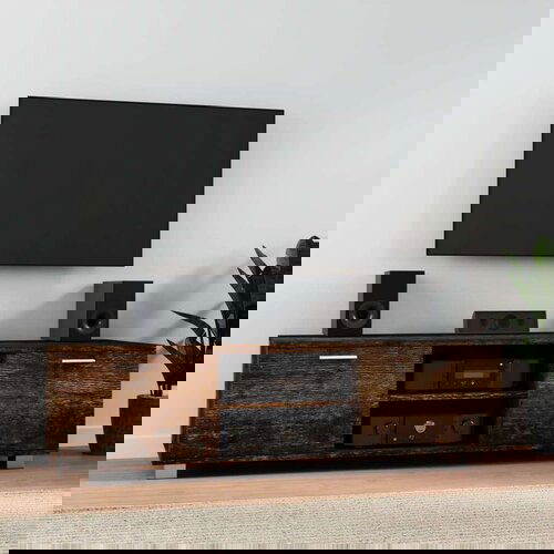 TV omarica dimljeni hrast 140x40,5x35 cm inženirski les, (20913240) Slike