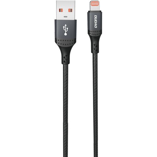 Dudao USB-A LIGHTNING KABEL 3A 30W ZA IPHONE IPAD MACBOOK 1,2M PLETENI, (5000334603) Slike