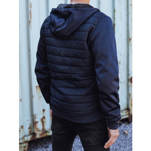 DStreet Men's transitional quilted jacket with hood dark blue Cijene