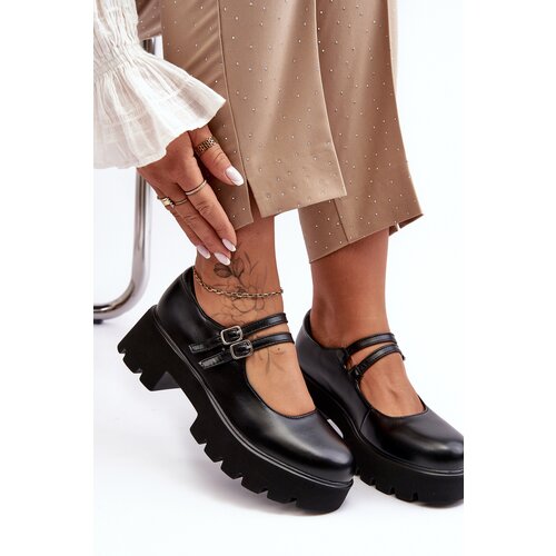Boto Women&amp;#039;s Low Heel Shoes Black Saviwa Slike