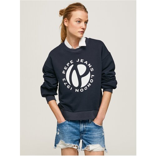 Pepe Jeans Dark blue Womens Sweatshirt - Women Cene