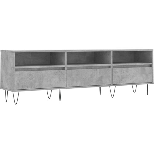 Maison Chic TV omarica - TV stojalo - Televizijska omarica betonsko siva 150x30x44,5 cm inženirski les, (21699965) Slike