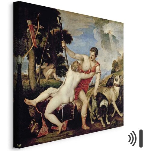  Slika - Titian – Venus and Adonis 60x60 Akustična Cene