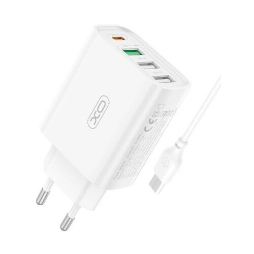 XO brzi punjač Tip c + 3xUSB L120 + kabl ( 0286 ) Cene