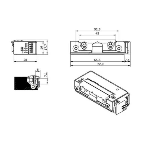  Elektricni prihvatnik O&C 5U8X10 5u 8x10 F.Safe ac/dc MS 3437 Cene