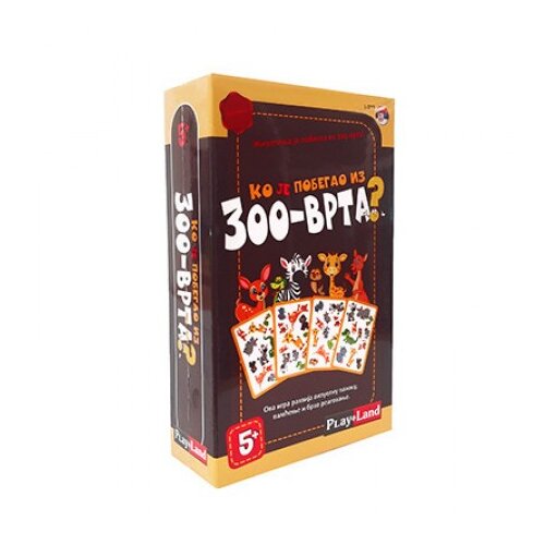Play Land PL219 WHO RAN AWAY FROM ZOOEDUKATIVNA IGRA Slike