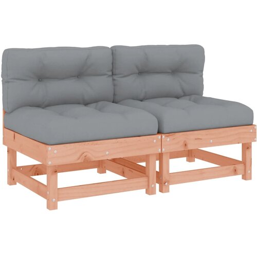 Maison Chic Sredinski kavč - Sofa - Kanape z blazinami 2 kosa trdna douglas jelka, (21727421) Cene