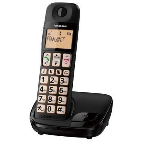 Panasonic KX-TGE310SPB BEŽIČNI Telefon, CRNA BOJA Cene