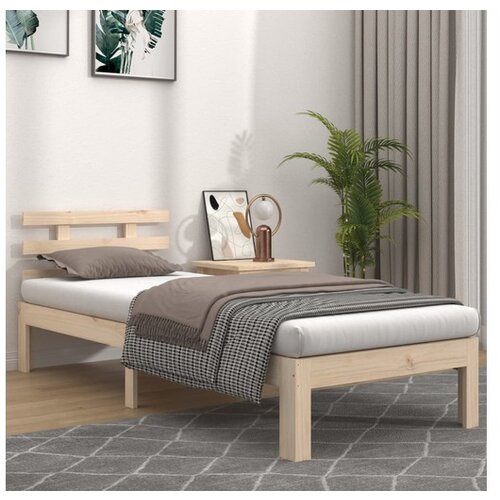  Posteljni okvir iz trdnega lesa 90x200 cm Cene