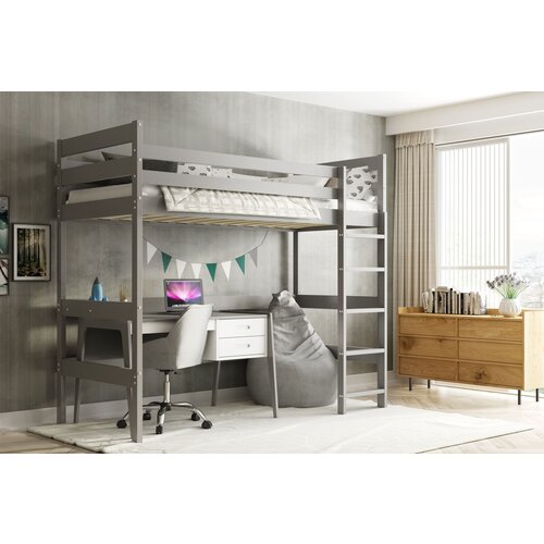 BestBed Pograd Antresola v ve� barvah-Siva Cijene