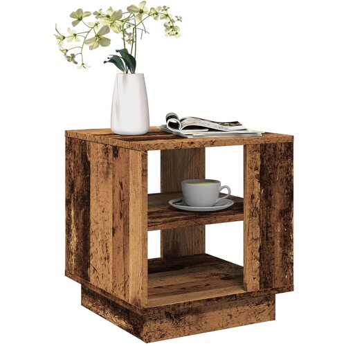 VidaXL Stol za kavu staro drvo 40x40x43 cm konstruirano drvo Slike