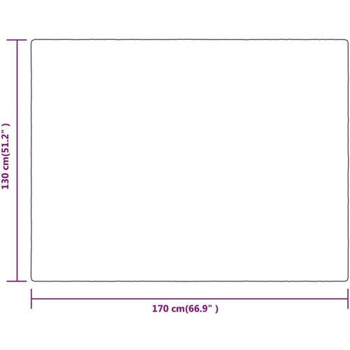 vidaXL Krem deka 130 x 170 cm poliesterska Cijene