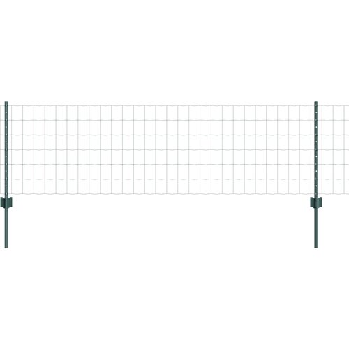 vidaXL Evro ograja z 11 U stebri 0,6x25 m Jeklo, (22084805) Cene