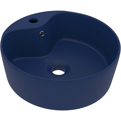 Maison Chic Razkošen Umivalnik - Kopalna umivalnik - Lavabo mat temno moder 36x13 cm keramičen, (21684976) Cene