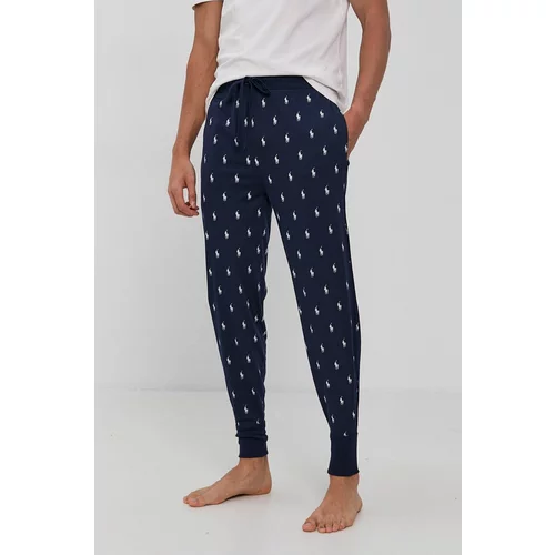Polo Ralph Lauren Pižama hlače moško, mornarsko modra barva