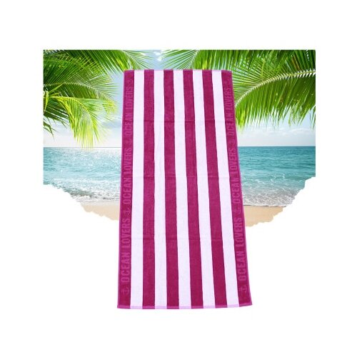 Dekordom Plažni peškir beach master - 70x150 - ocean fushia ( 025362 ) Cene