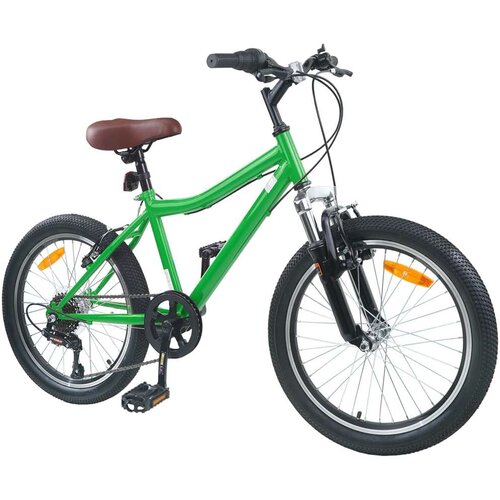  Dječji Bicikl 24 Inča 6-Speed za djecu od 8 do 12 godina Zelena Slike