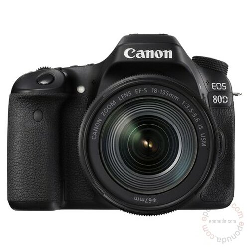 Canon EOS 80D + EF-S 18-135 mm IS USM digitalni fotoaparat Slike