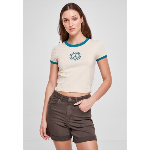 UC Curvy Ladies Stretch Jersey Cropped Tee softseagrass/watergreen Slike