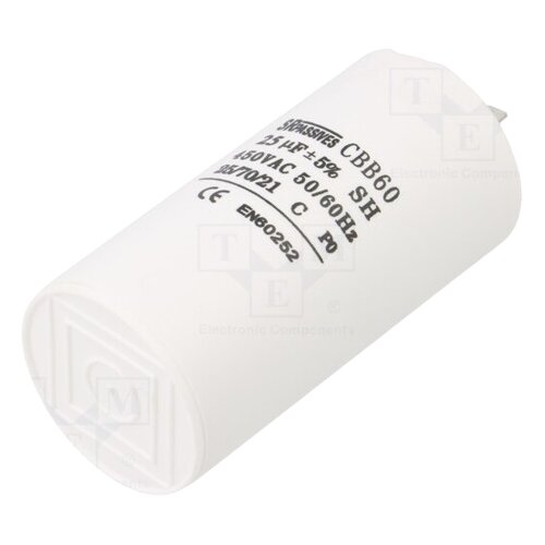  Kondenzator 25uF 450V CBB60A-25/450 Cene