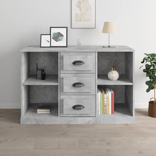 VidaXL Komoda siva boja betona 104 5x35 5x67 5cm od konstruiranog drva Slike