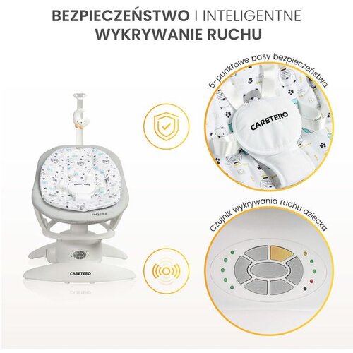 CARETERO Ljuljačka noco graphite Slike