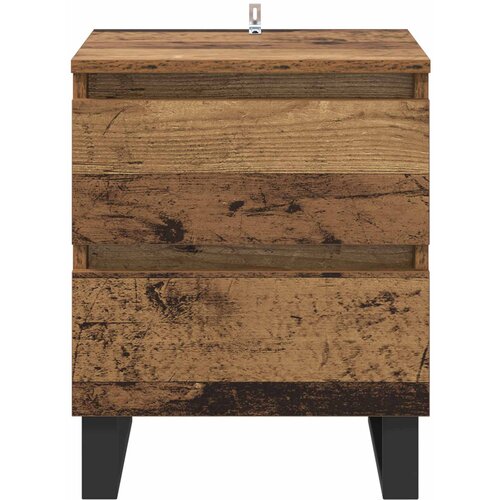  Noćni ormar Staro drvo 40 x 35 x 50 cm Konstruirano drvo Slike