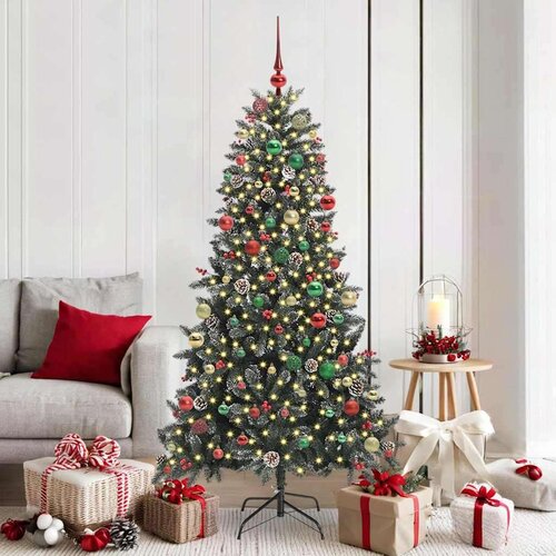 vidaXL Umjetno božićno drvce s stalakom Zelena 99 x 99 x 180 cm Cijene