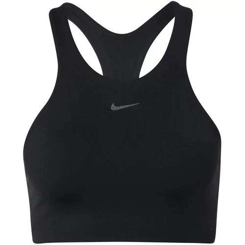 Nike Športni nederček 'Alate' siva / črna