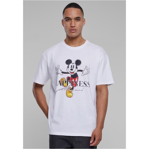 Mister Tee Disney 100 Mickey Happiness men's T-shirt oversize white Cijene