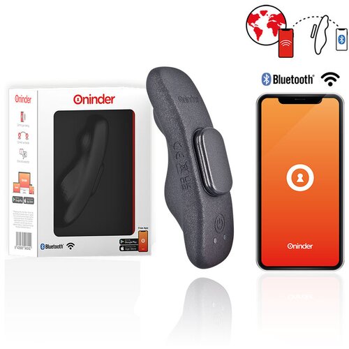 Oninder Manila Panty Rechargeable Vibrator 9 Speed Free App Black Slike