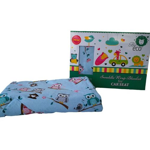 Be eco 3 u 1 car seat prekrivač - plavi QVZ6ZKN Cene