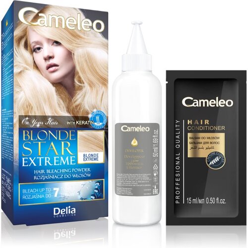 Delia Cosmetics Cameleo Blonde Star Extreme posvetlitveni puder s keratinom 25 g Cene