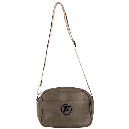 Fashion Hunters Khaki small eco-leather messenger bag Slike