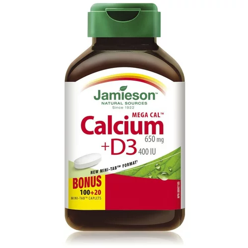 Jamieson Kalcijev citrat z vitaminom D3, tablete