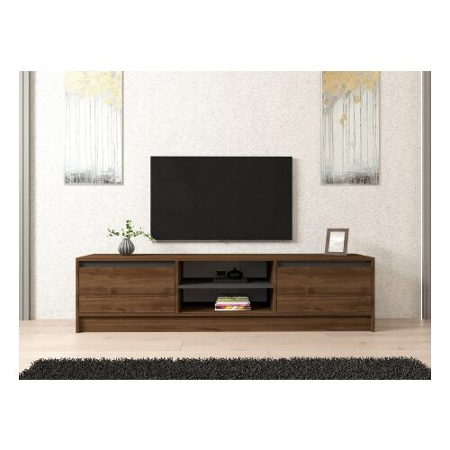 Hanah home Olca TV polica, smeđe-tamnosiva Slike