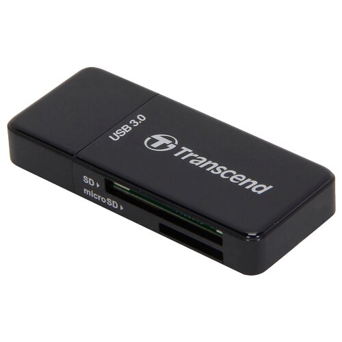 Transcend Vanjski čitač memorijskih kartica USB 3.0 RDF5 crne boje Cijene