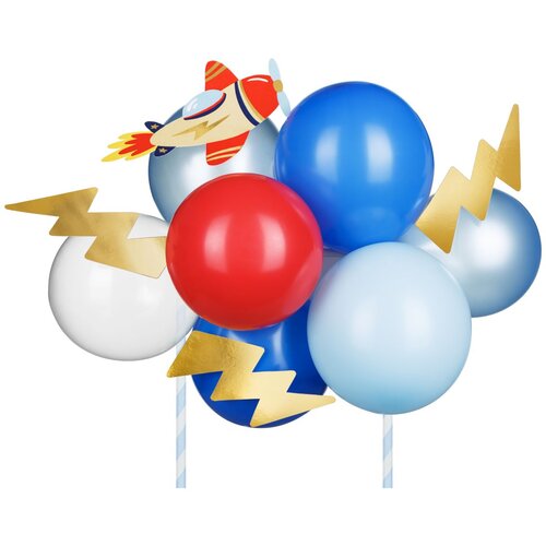 PARTY DECO topper za torto letalo, 29 cm Cene